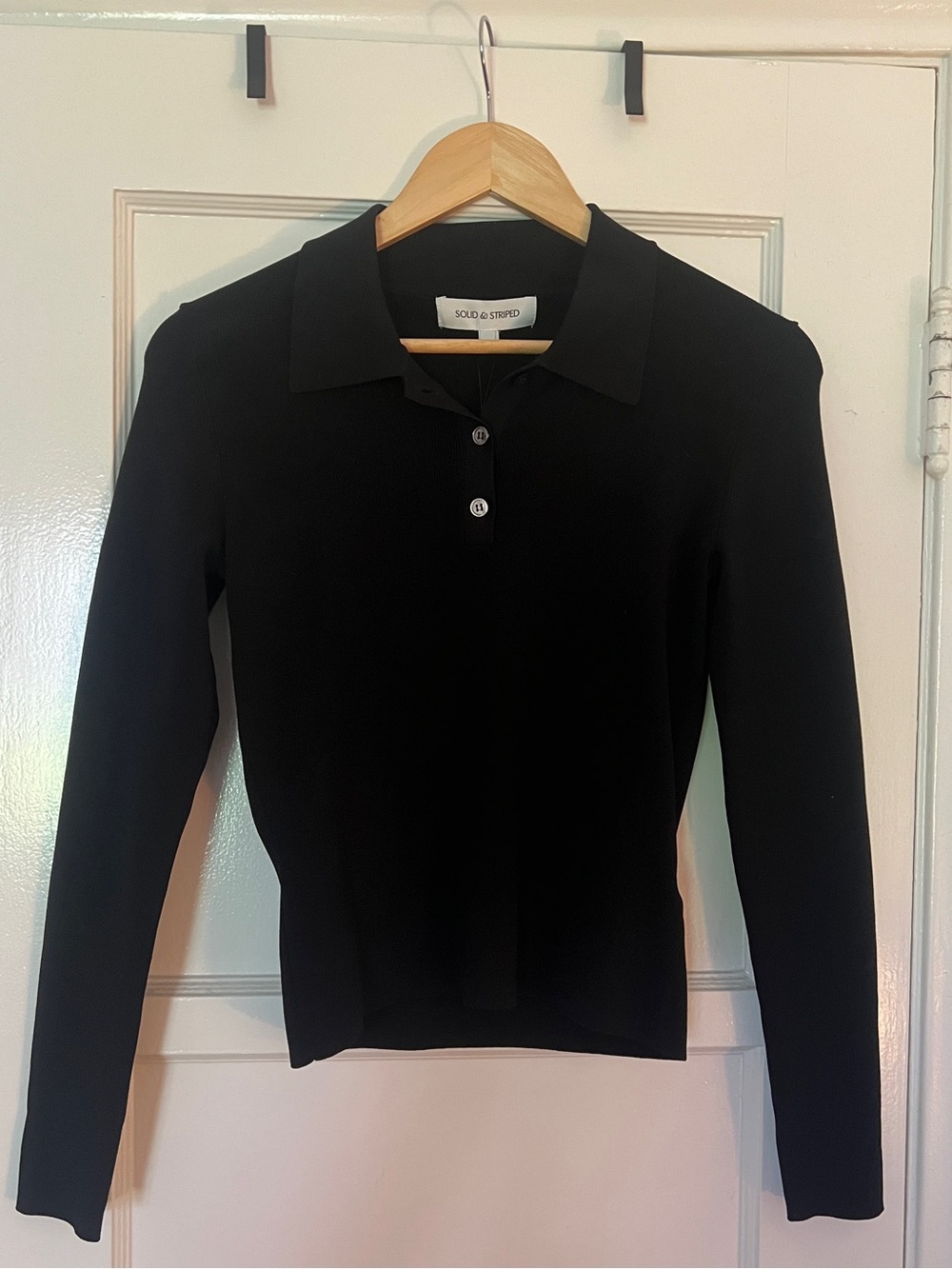 Solid & Striped The Debra Top in Noir